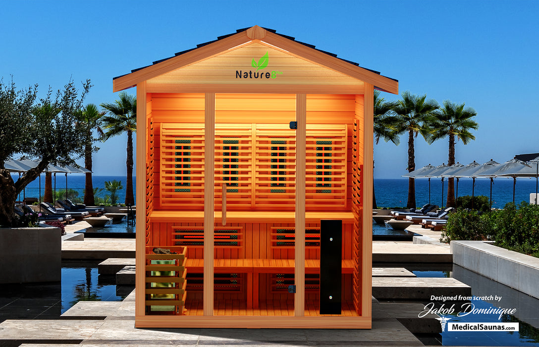 Medical Sauna Hybrid Outdoor Sauna Nature 8 Plus Version 2