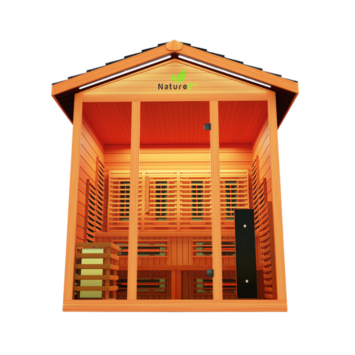 Medical Sauna Hybrid Outdoor Sauna Nature 8 Plus Version 2