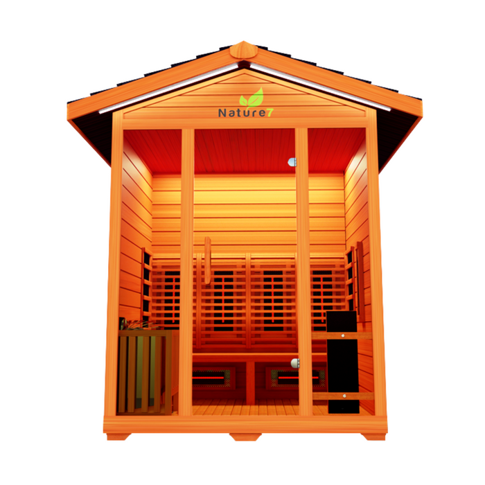 Medical Sauna Hybrid Outdoor Sauna Nature 7 Version 2