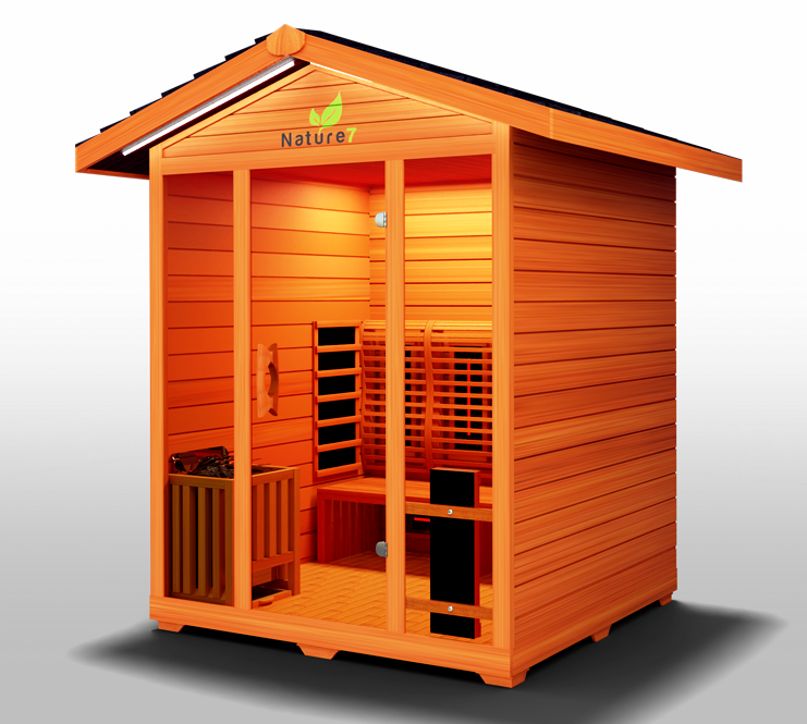 Medical Sauna Hybrid Outdoor Sauna Nature 7 Version 2