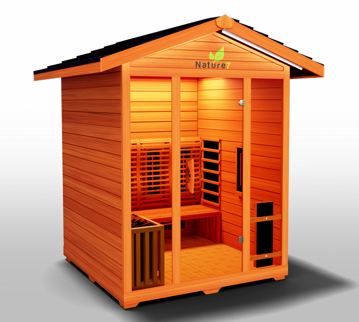 Medical Sauna Hybrid Outdoor Sauna Nature 7 Version 2