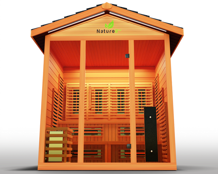 Medical Sauna Hybrid Outdoor Sauna Nature 8 Plus Version 2