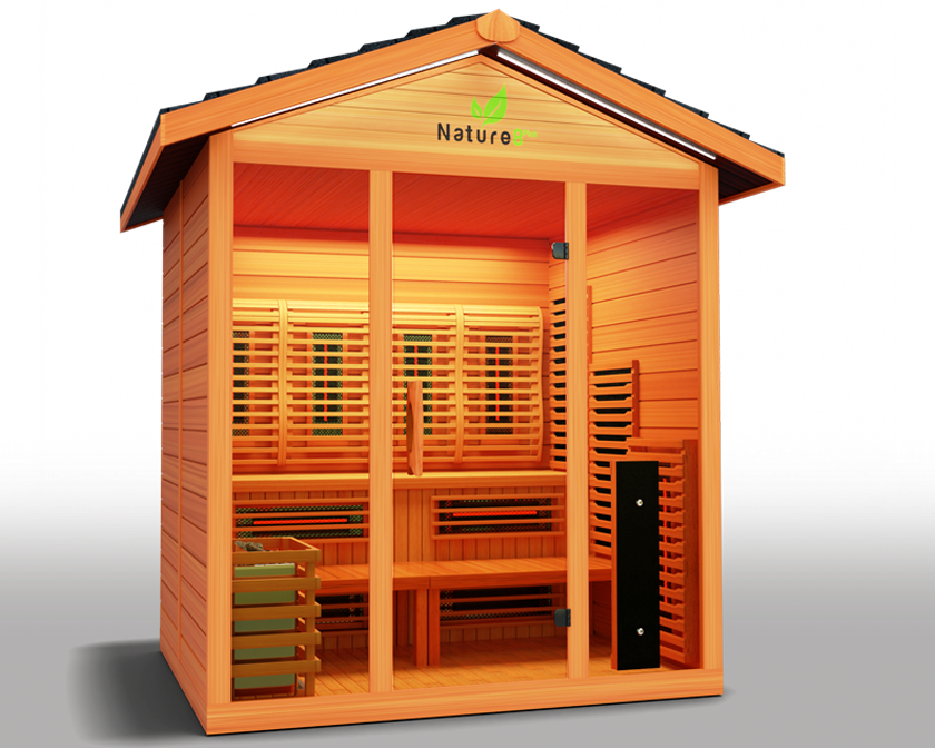 Medical Sauna Hybrid Outdoor Sauna Nature 8 Plus Version 2