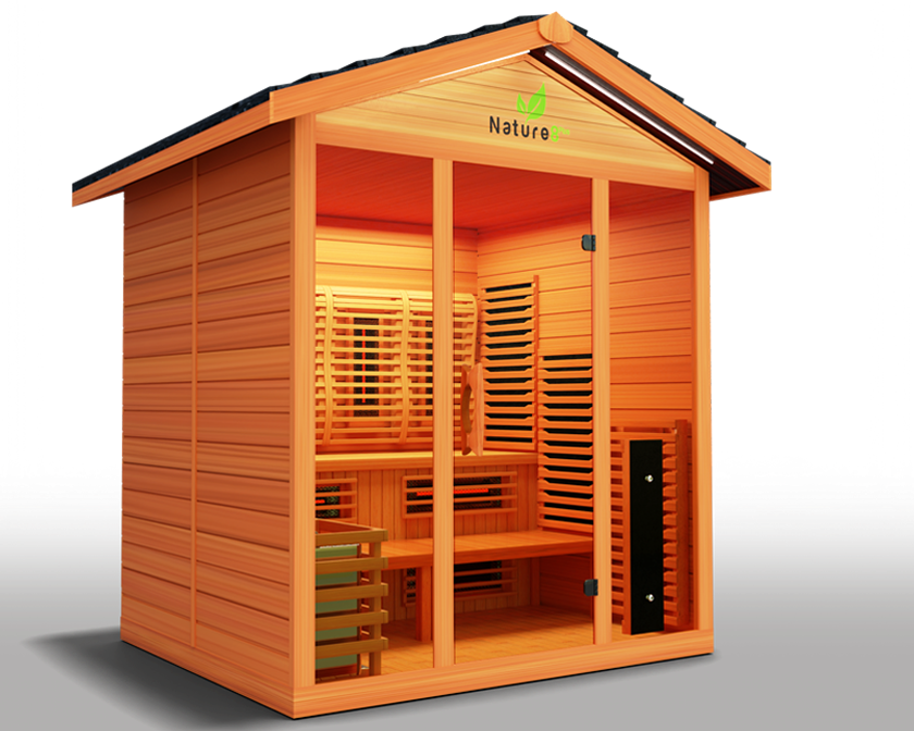 Medical Sauna Hybrid Outdoor Sauna Nature 8 Plus Version 2