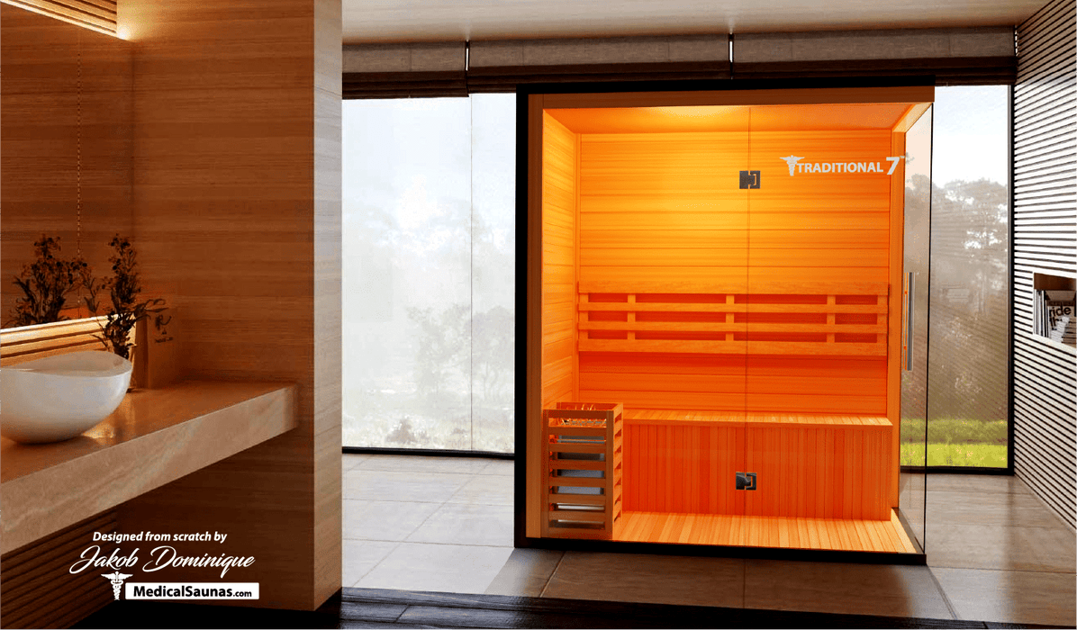 Medical Sauna Ultimate Stress Relief Traditional 7 Version 2A